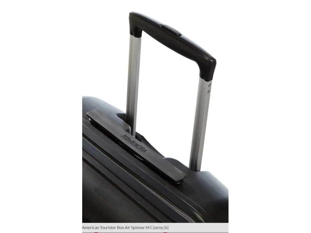 American Tourister Bon Air, Spinner, Sort, Polypropylen (PP), 4 hjul, 1 stk, 53 L