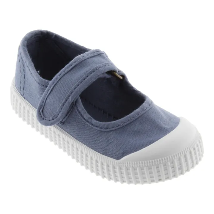 Victoria Baskets Scratchs Mercedes Tira Lona | Bleu
