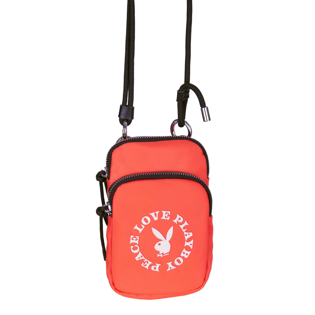 Bolsa Telemovel Peace&Love Red Playboy