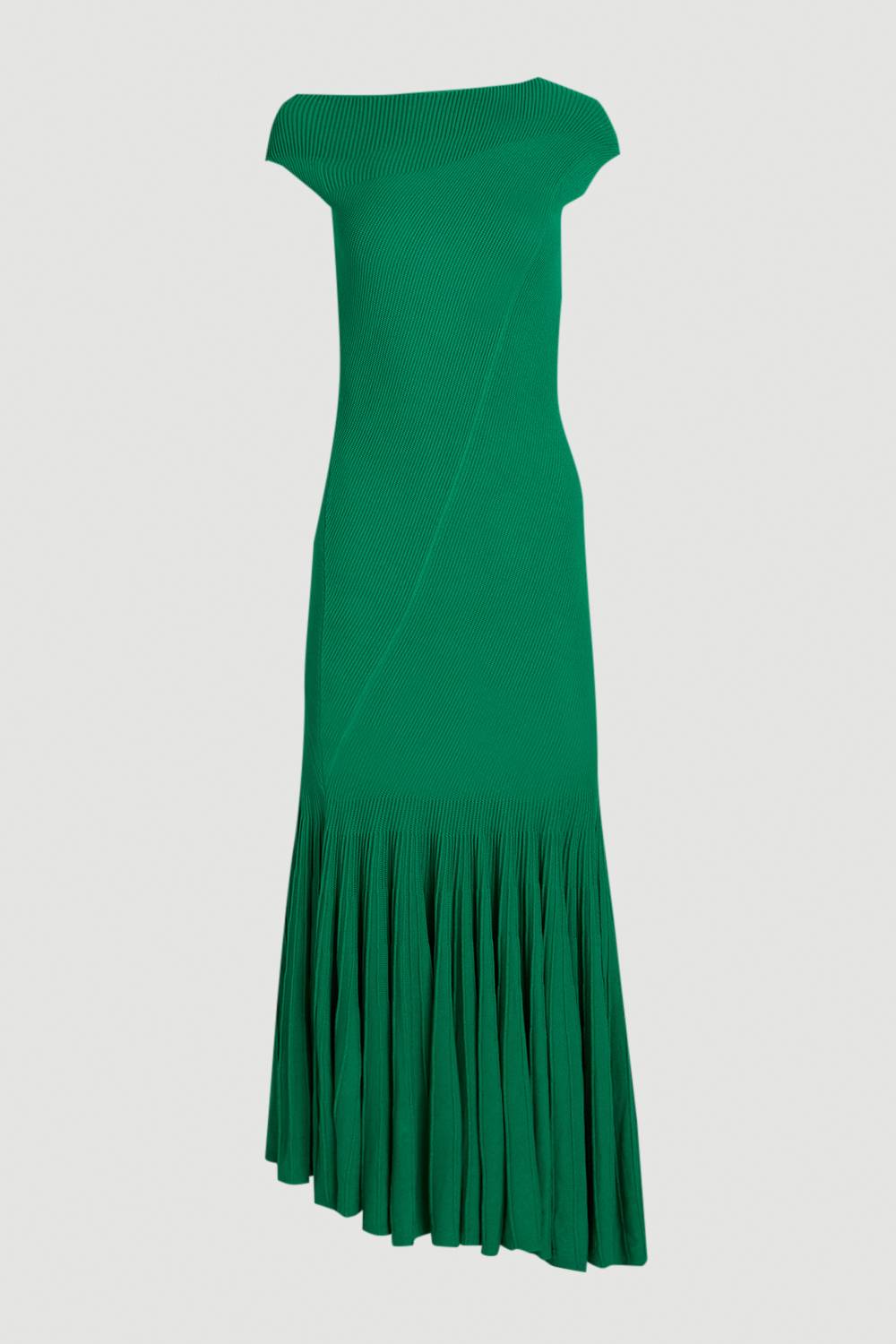 KarenMillen Robe Midi Plissée À Détails Transparents