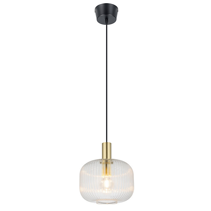 Suspension Lybia E27 25W ⌀25xH.110cm laiton GoodHome