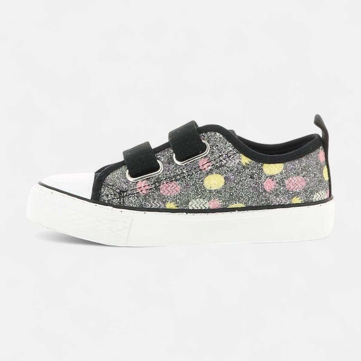 Baskets en toile Fille noir
