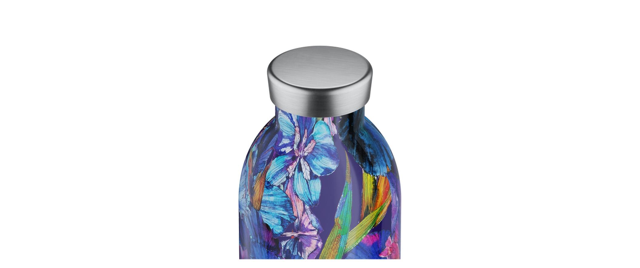 Thermosflasche Clima 500 ml, IrisIsolierte Edelstahl-Thermosflasche für heisse und kalte Getränke, ideal für den täglichen Gebrauch und Reisen