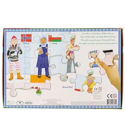 Eeboo Puzzlespiel - 100 Teile - Kinder der Welt