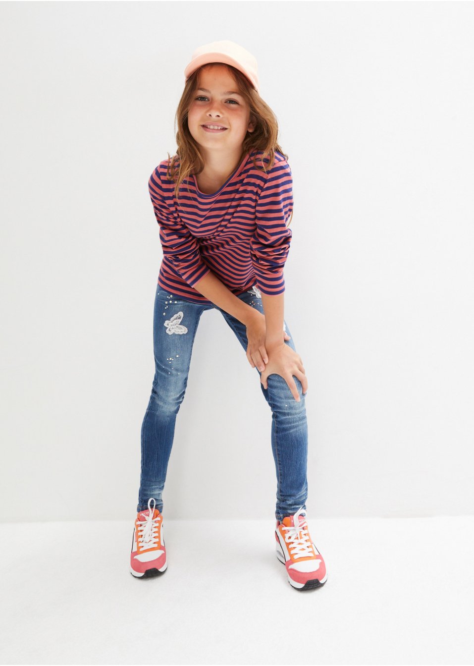 Lot de 2 T-shirts fille à manches longues