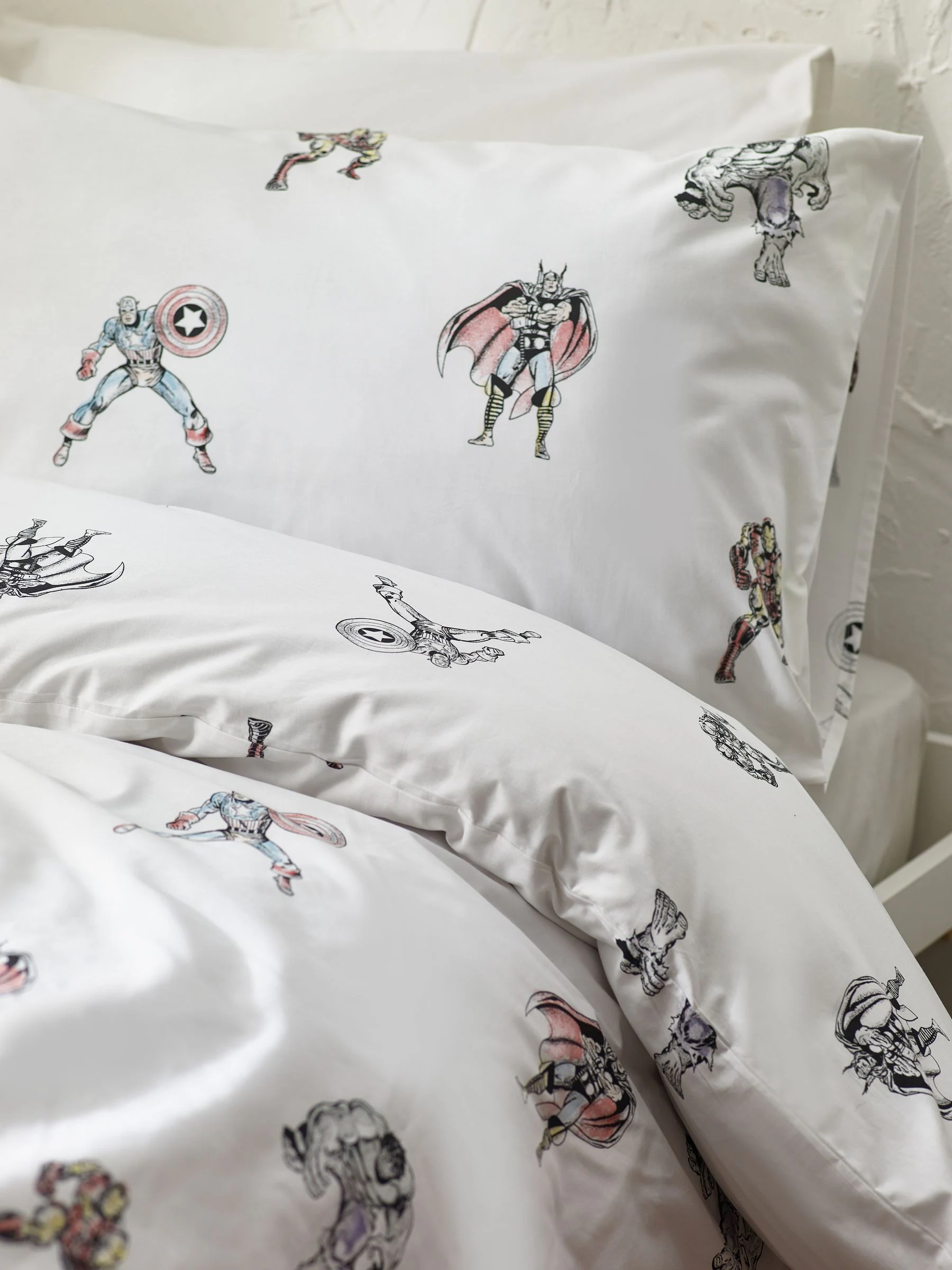 Disney Marvel Avengers set van 100% katoenen dekbedovertrek en kussensloop