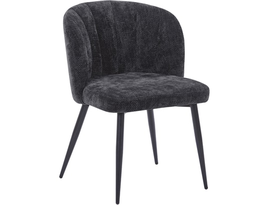 CONCEPT1 - Chaise Lot de 4C. Veronica gris anthracite