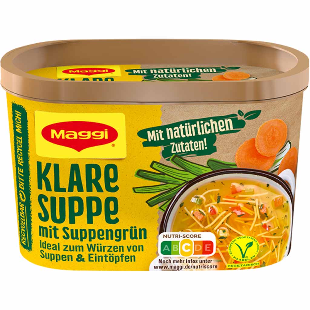 Maggi Klare Suppe mit Suppengrün für 16L 272g MHD:30.6.25