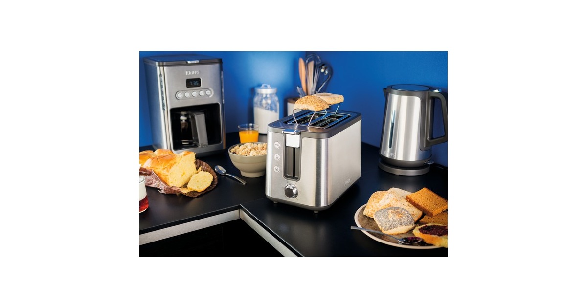 KrupsBroodrooster Control Line KH442D  (Zilver/zwart)