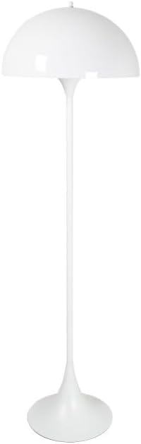 B·LED BARCELONA LED Stehlampe Design PALM mit 3 x E27 für Wohnzimmer, Schlafzimmer und Leseecke, Modern nordisch, geschwungene Linien, anpassbares Licht, stabile Basis, Weib