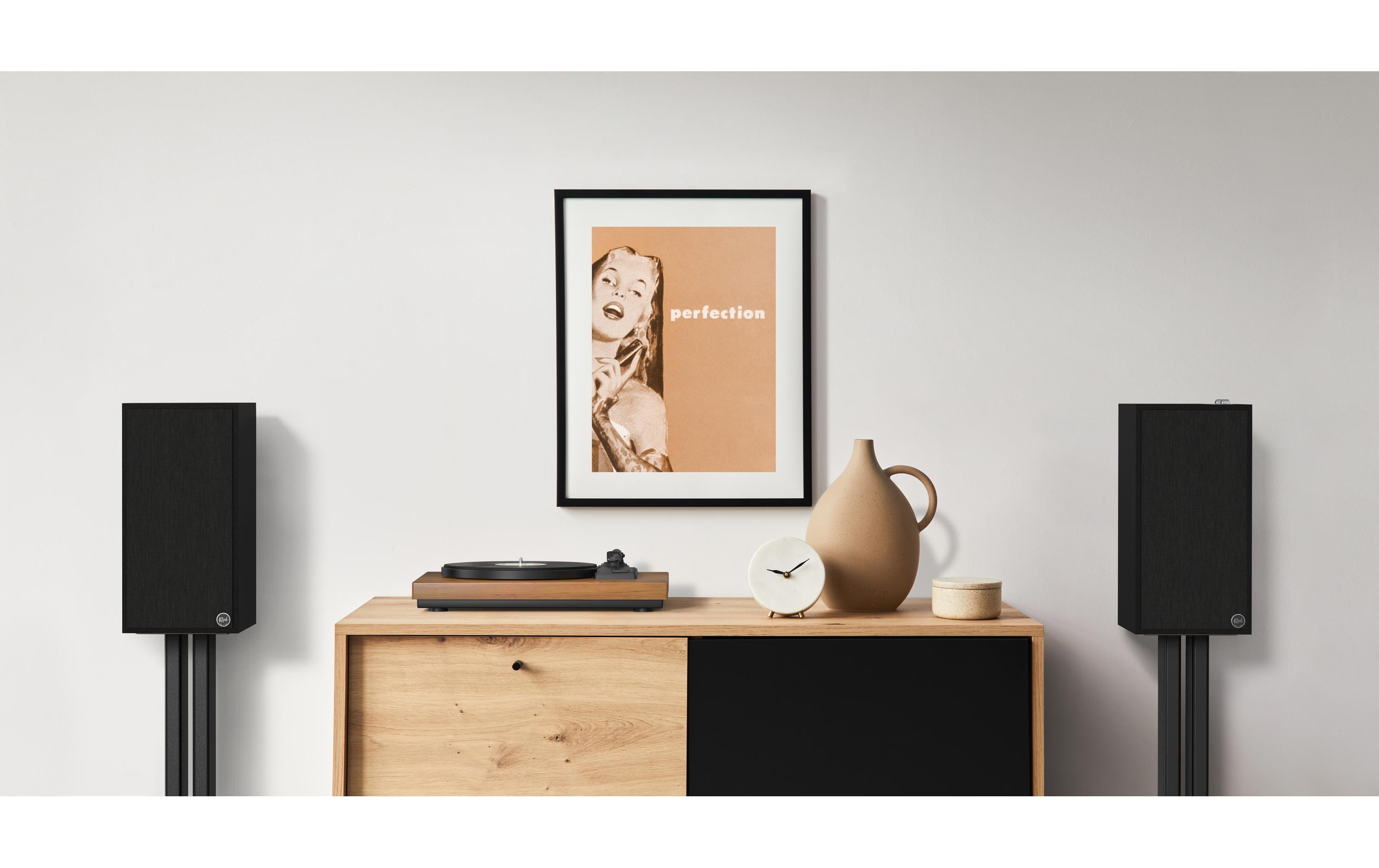 Regallautsprecher Paar The Sevens – Schwarz<br>Aktivlautsprecher-Paar mit Bluetooth und digitalen Anschlüssen
