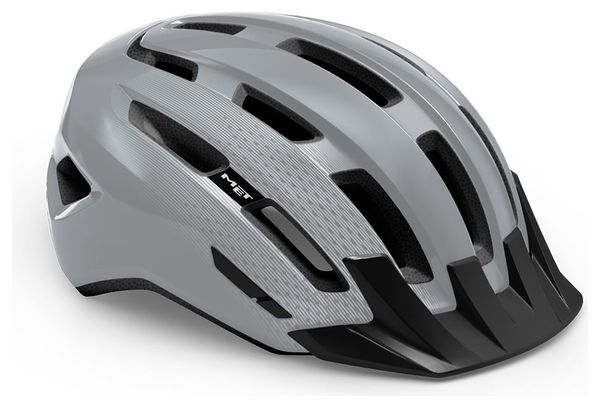 Casque Met Downtown Mips Gris Brillant