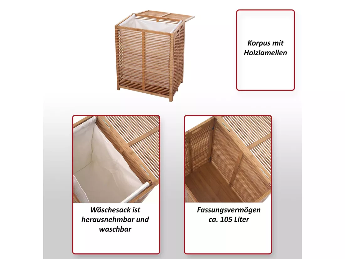 Coffre à linge MCW-B18