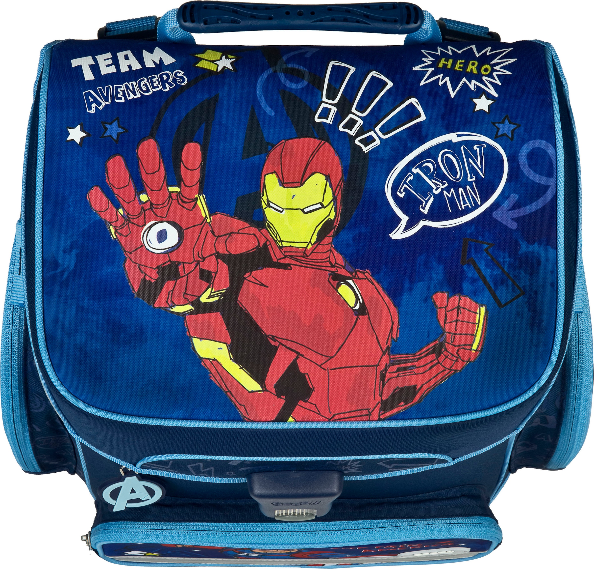 Scooli Schulranzen »EasyFit,  Avengers« Reflektoren
