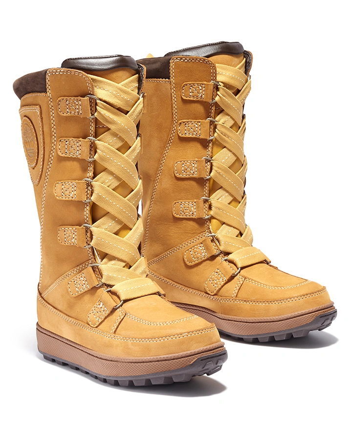 Leder-Stiefel 8 IN LACE UP WP gefüttert in wheat