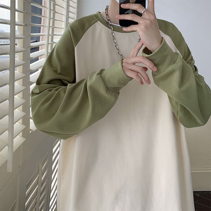 Dandyluxe - Sweatshirt met ronde hals en raglanmouwen