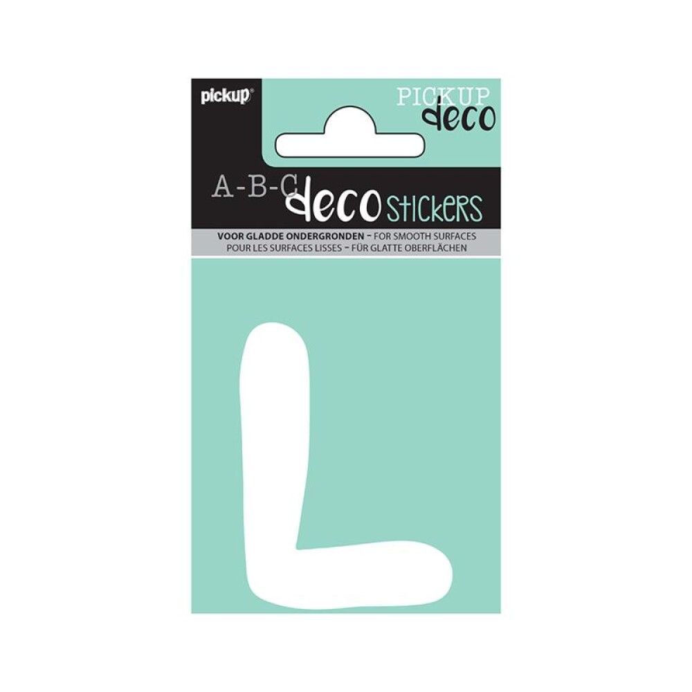 SKILT PICKUP ABC DECO EMMA 70 MM L HVIT
