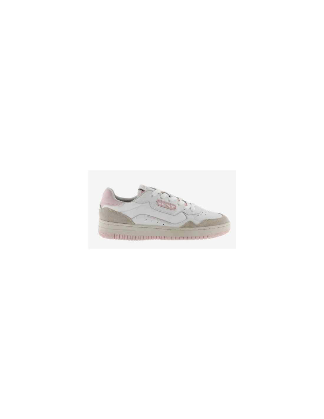 victoria Baskets de ville Femme Blanc/Rose