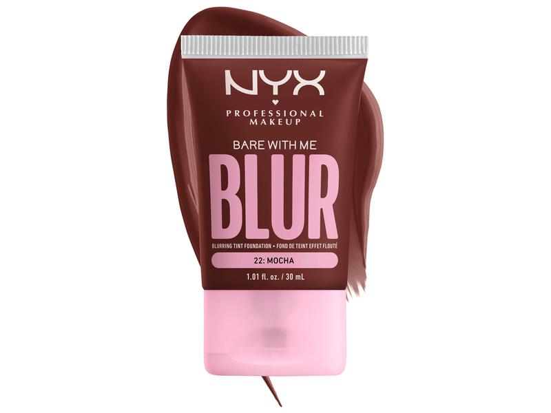 NYX Professional Makeup Foundation Bare With Me Blur Tint 2 Leichtes Make-up deckt die Haut ab und verfeinert mit natürlichem Finish