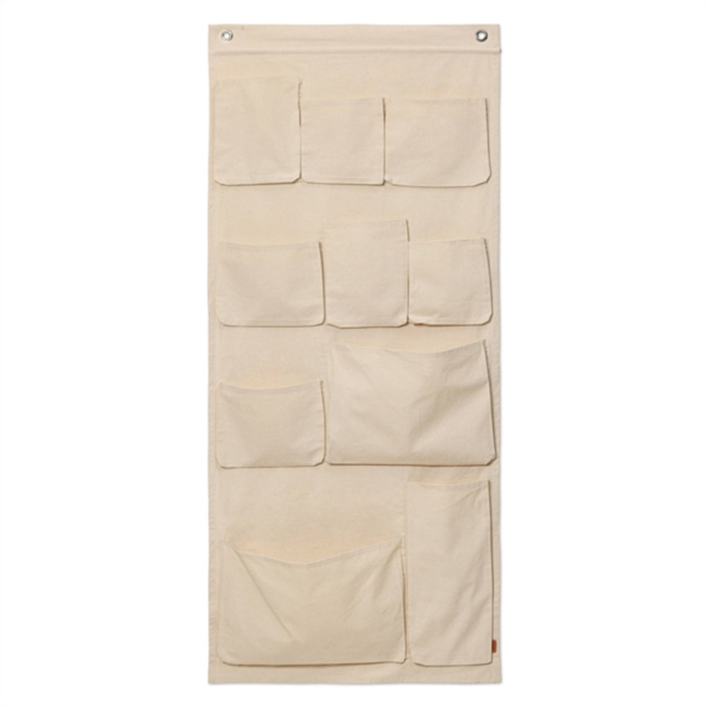 Canvas Væg-Lommer XL Off-White