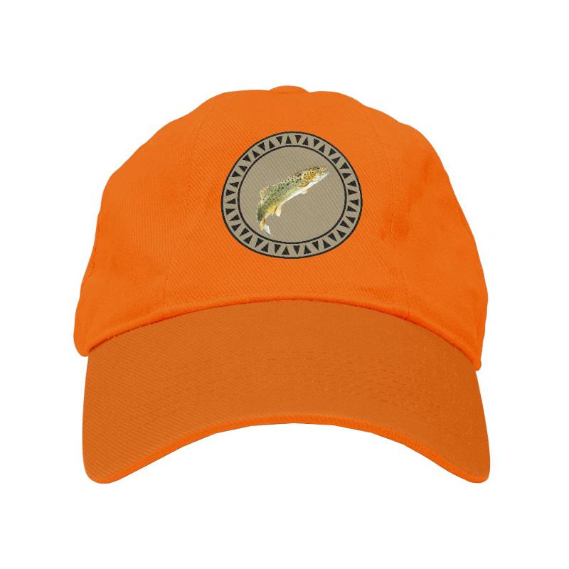 Casquette Bartavel Pêche Truite - Orange