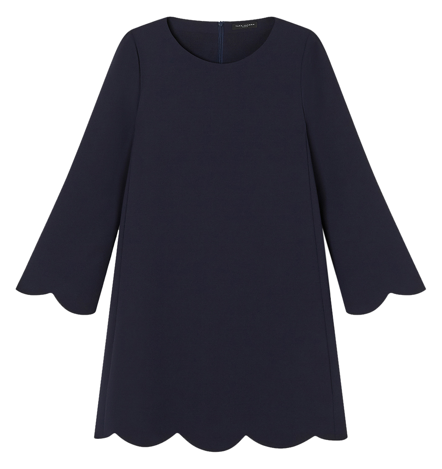 RUODA - Robe courte trapèze| Bleu