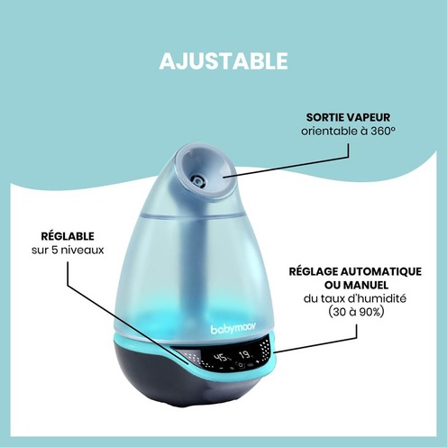 Hygro(+) Humidificateur à vapeur froide - BABYMOOV