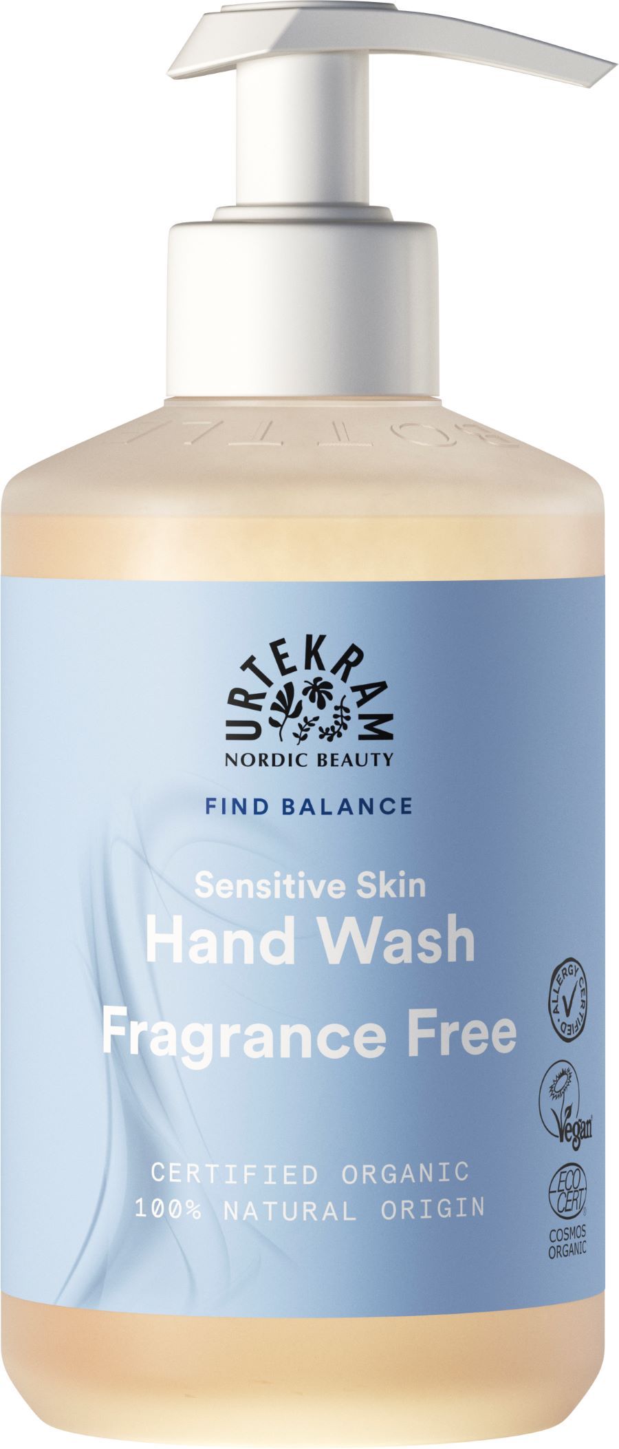 Urtekram Find Balance Fragrance Free Hand Wash