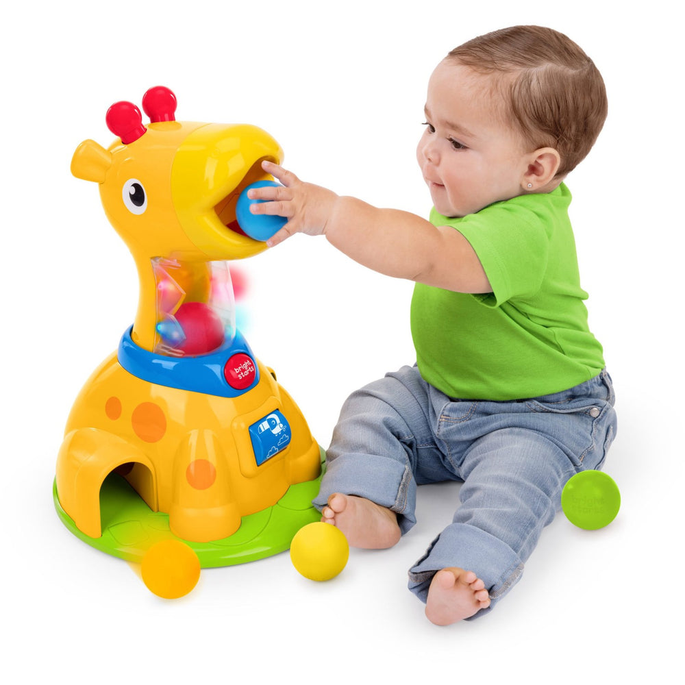 Køb Bright Starts Spinnin’ Spots Giraffe™ Bold Play Legetøj
