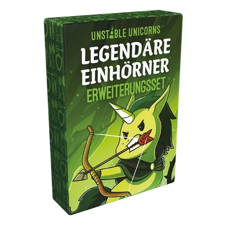 Asmodee Unstable Games Unstable Unicorns - Legendäre Einhörner Erweiterungsset