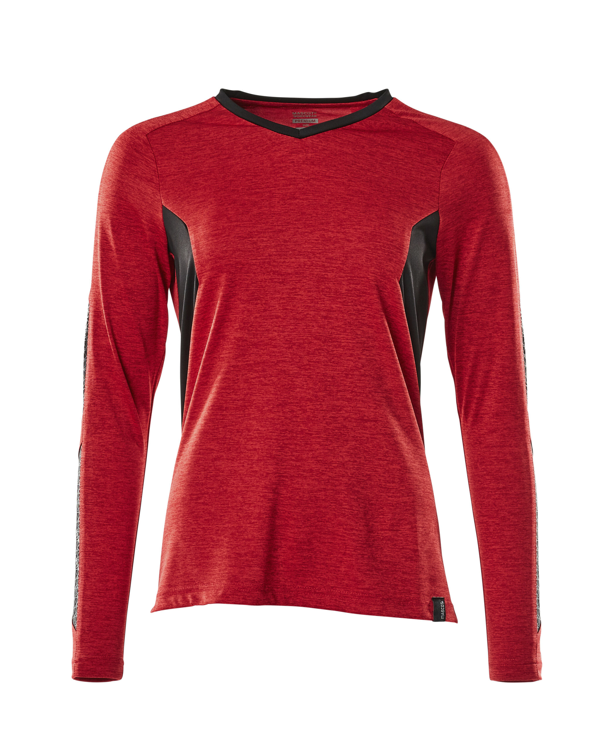 Mascot Accelerate Dames COOLMAX® - T-shirt - Rood/Zwart - XS