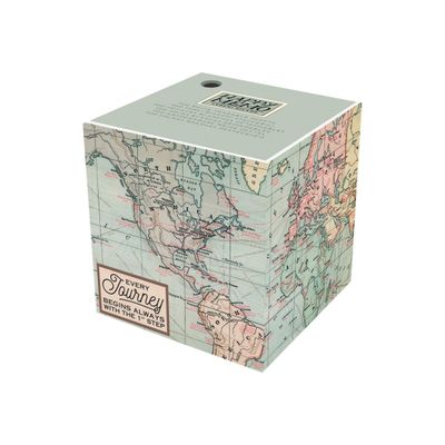 Legami - Bloc-notes Cube - motif map