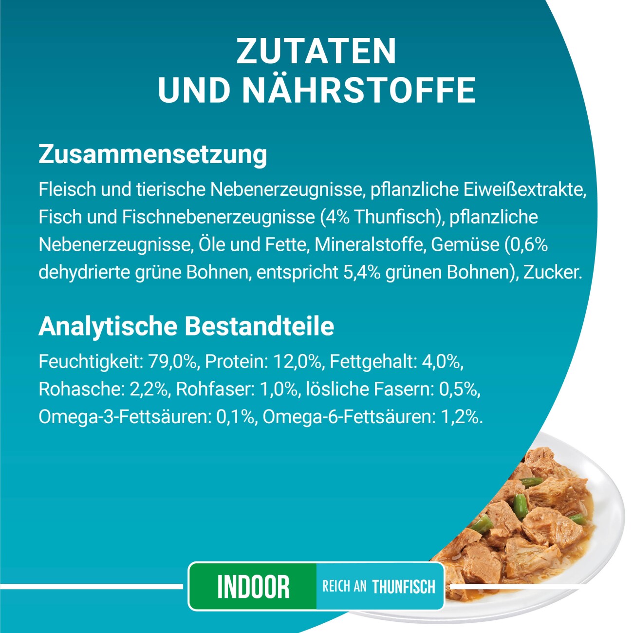 Purina ONE Indoor Formula mit Thunfisch & grünen Bohnen 26x85g