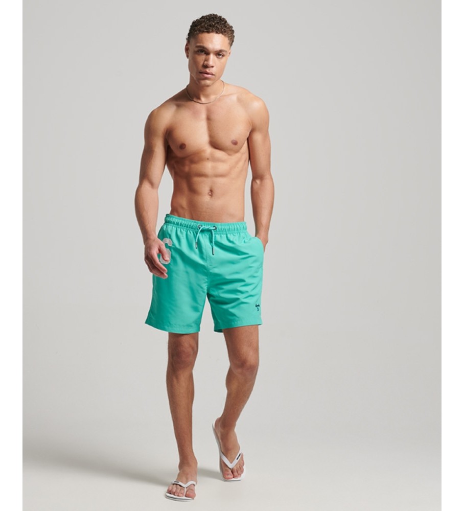 Maiô verde Superdry Polo