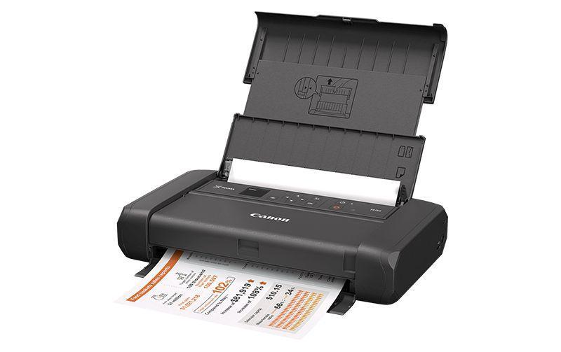 Mobiler Drucker PIXMA TR150 mit Akku inkl. Papier<br>Mobiler, WLAN-fähiger Drucker