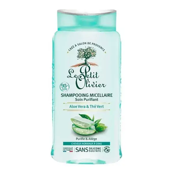 Le Petit Olivier - Shampoo Micelar - Aloe Vera e Chá Verde 250ml
