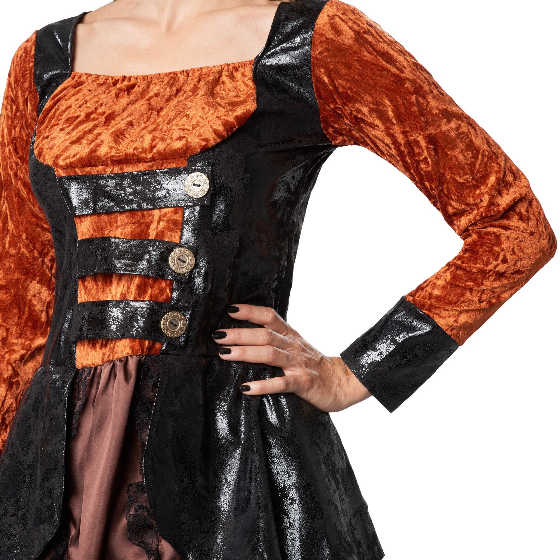 tectake® Frauenkostüm Steampunk Prinzessin