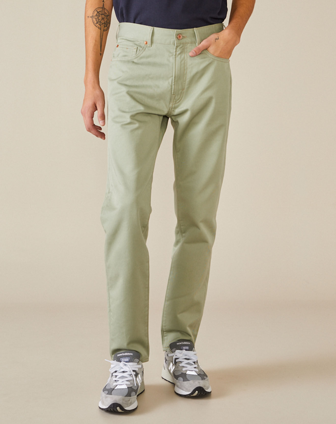 Bellerose Jean Slim Pegg vert d'eau