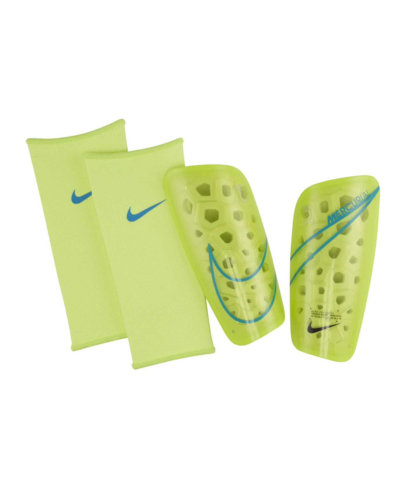 Nike Mercurial Lite Progress Schienbeinschoner Gelb F706