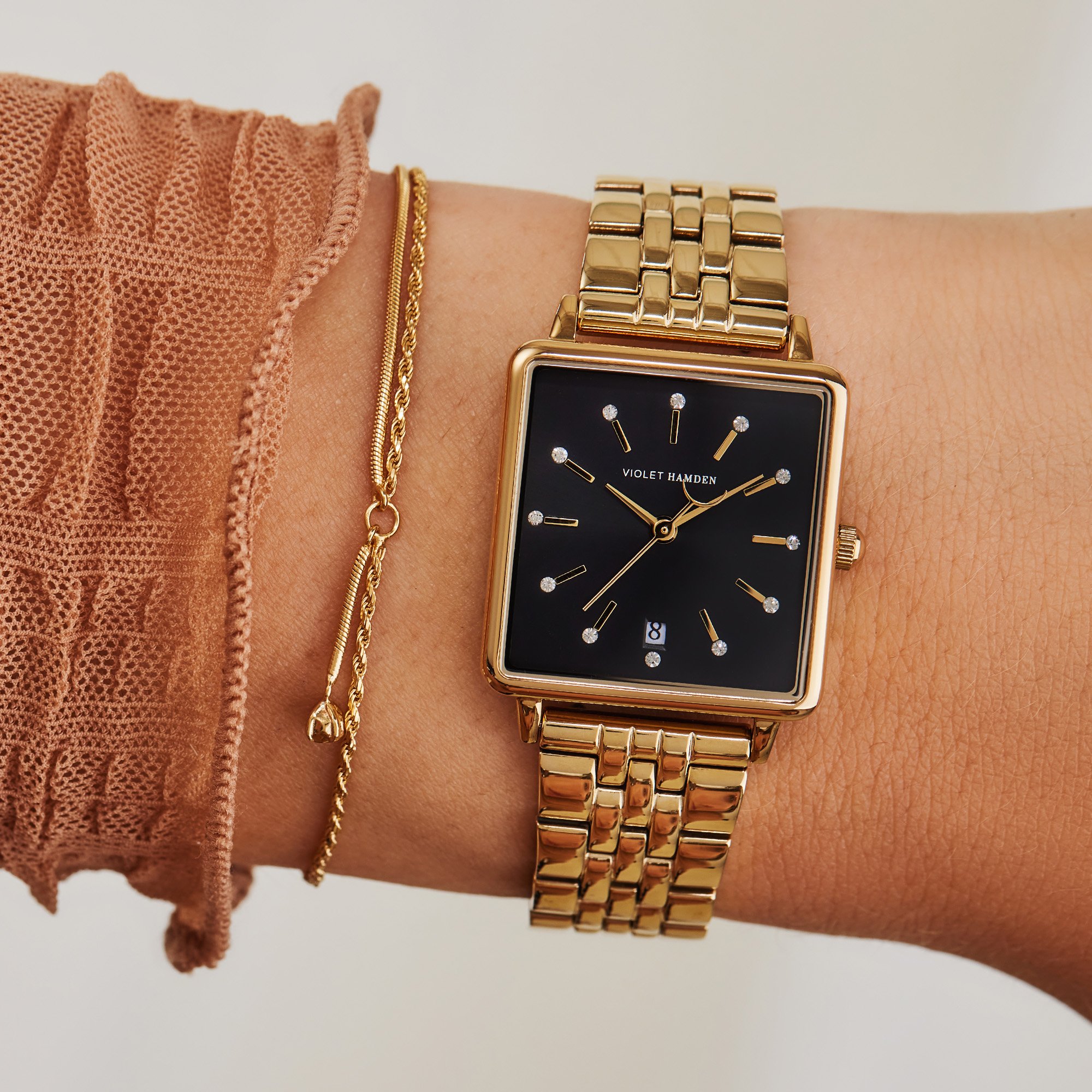 horloge Violet Hamden Violet Hamden Goud