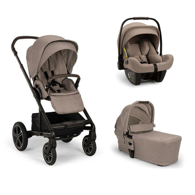 Poussette TRIO Mixx Next + Siège-auto Pipa Next + Nacelle Mixx Cedar - NUNA