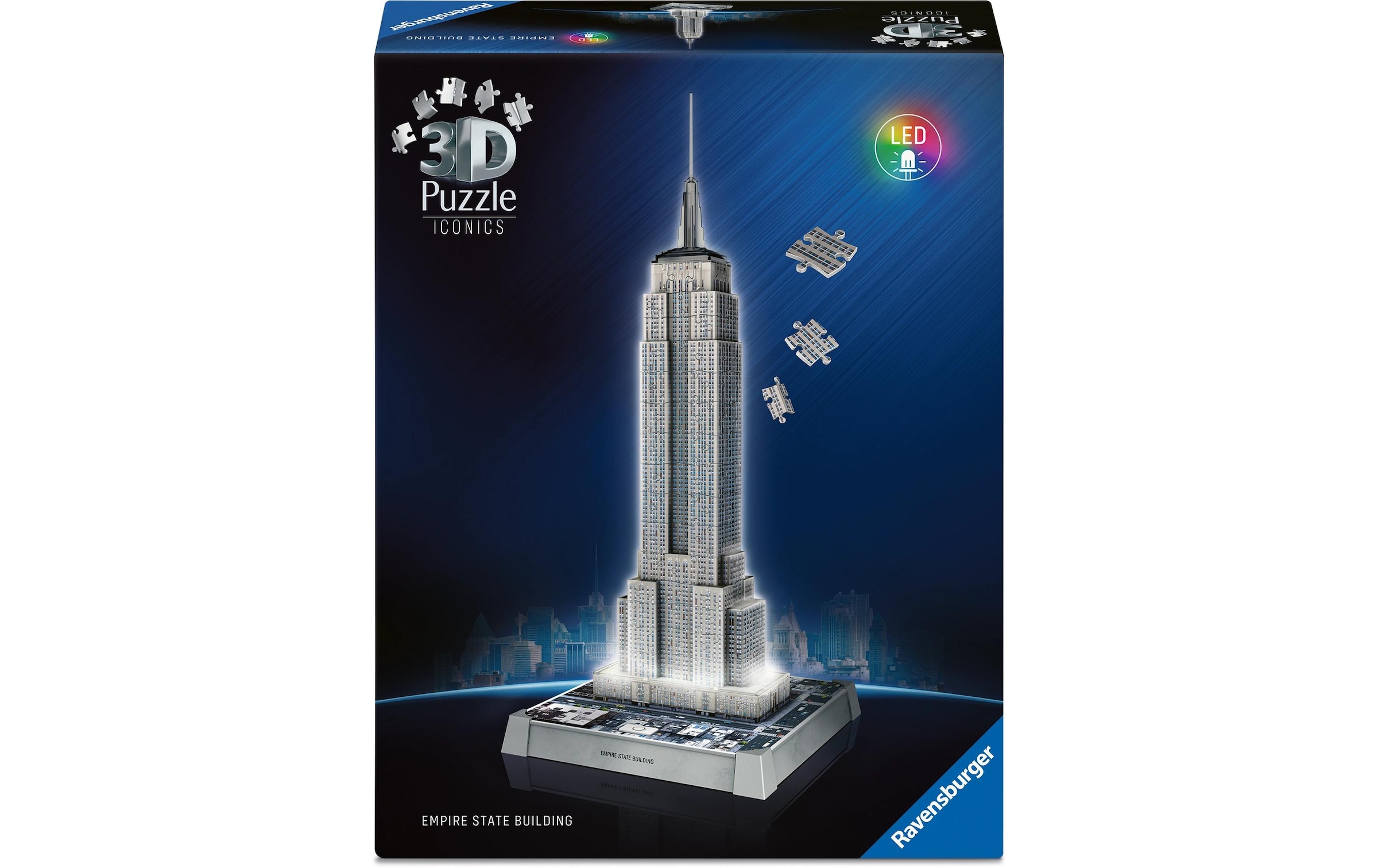 Ravensburger 3D-Puzzle »Iconics Empire State Building Light« 3D-Effekt