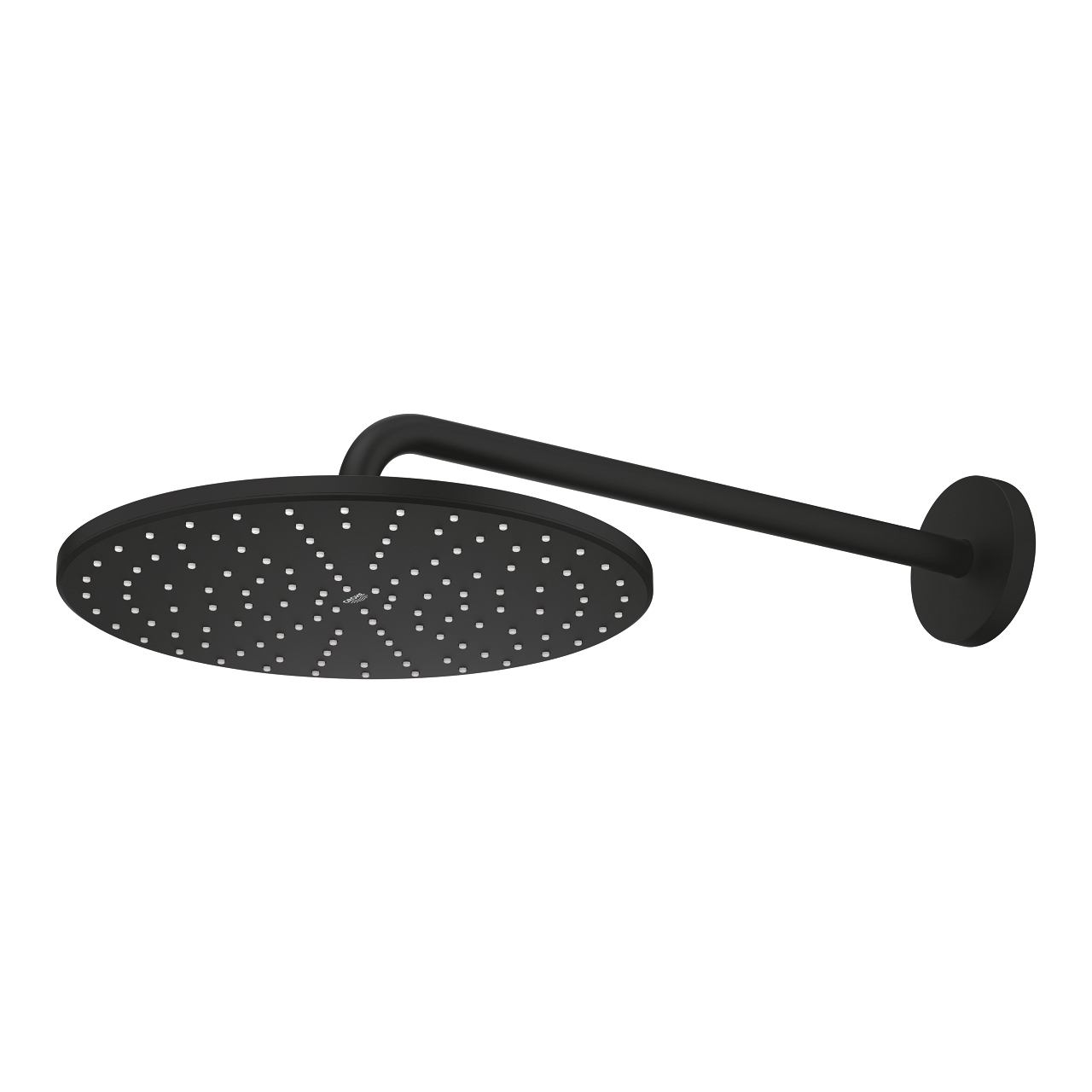 Grohe Rainshower hoofddouche met wandarm phantom black - zwart mat