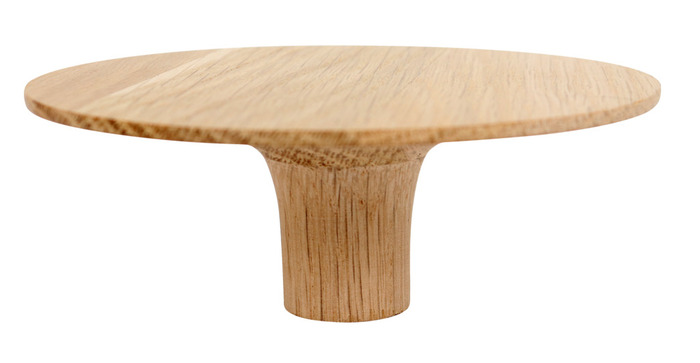 Træknop Ø135 mm egetræ