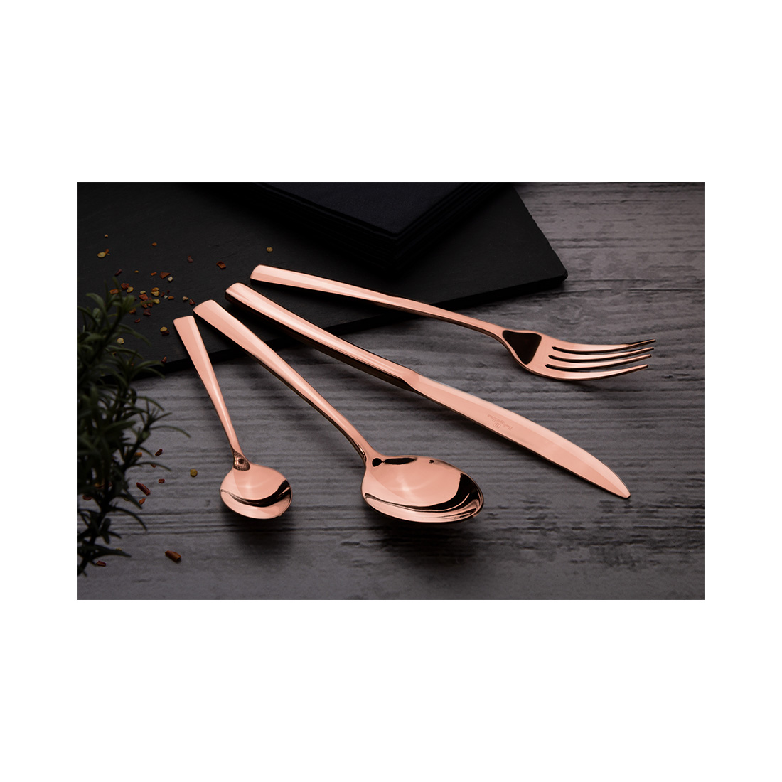 Berlinger Haus 16-teiliges Besteck-Set Metallic Line Rosegold