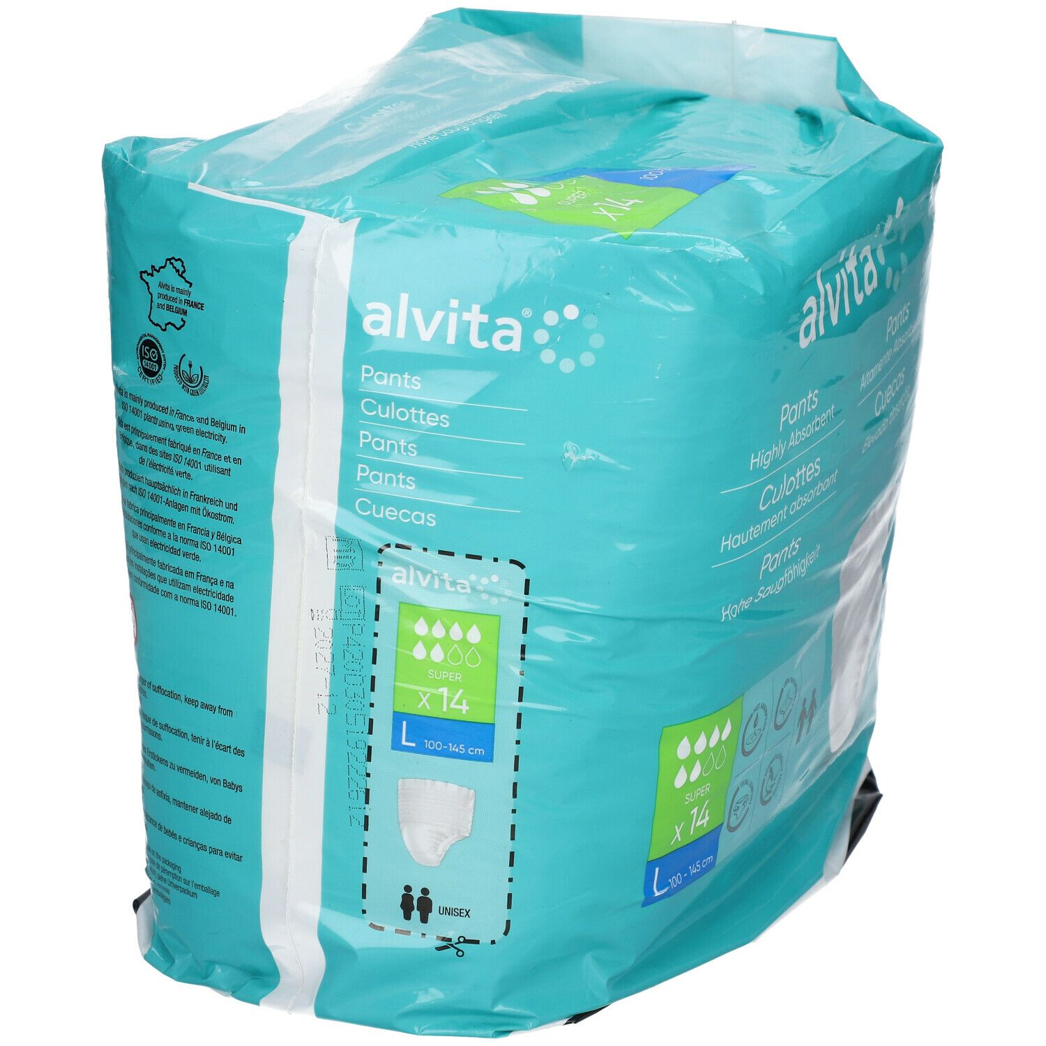 alvita® Inkontinenz Pants Super Large Tag