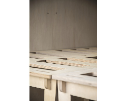 Buildify Campingbox Marco bedsysteem, lengtesymmetrisch, voor Ducato/Crafter/Sprinter, 1900x950x465 mm (LxBxH) (zonder montage- en bevestigingsmateriaal)