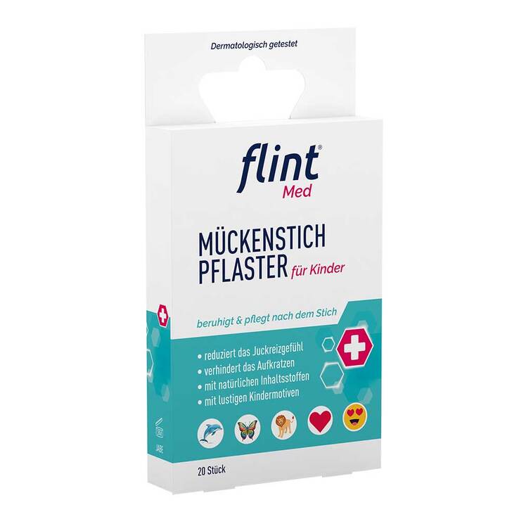 Flint Med Mückenstich Pflaster für Kinder, 20 St