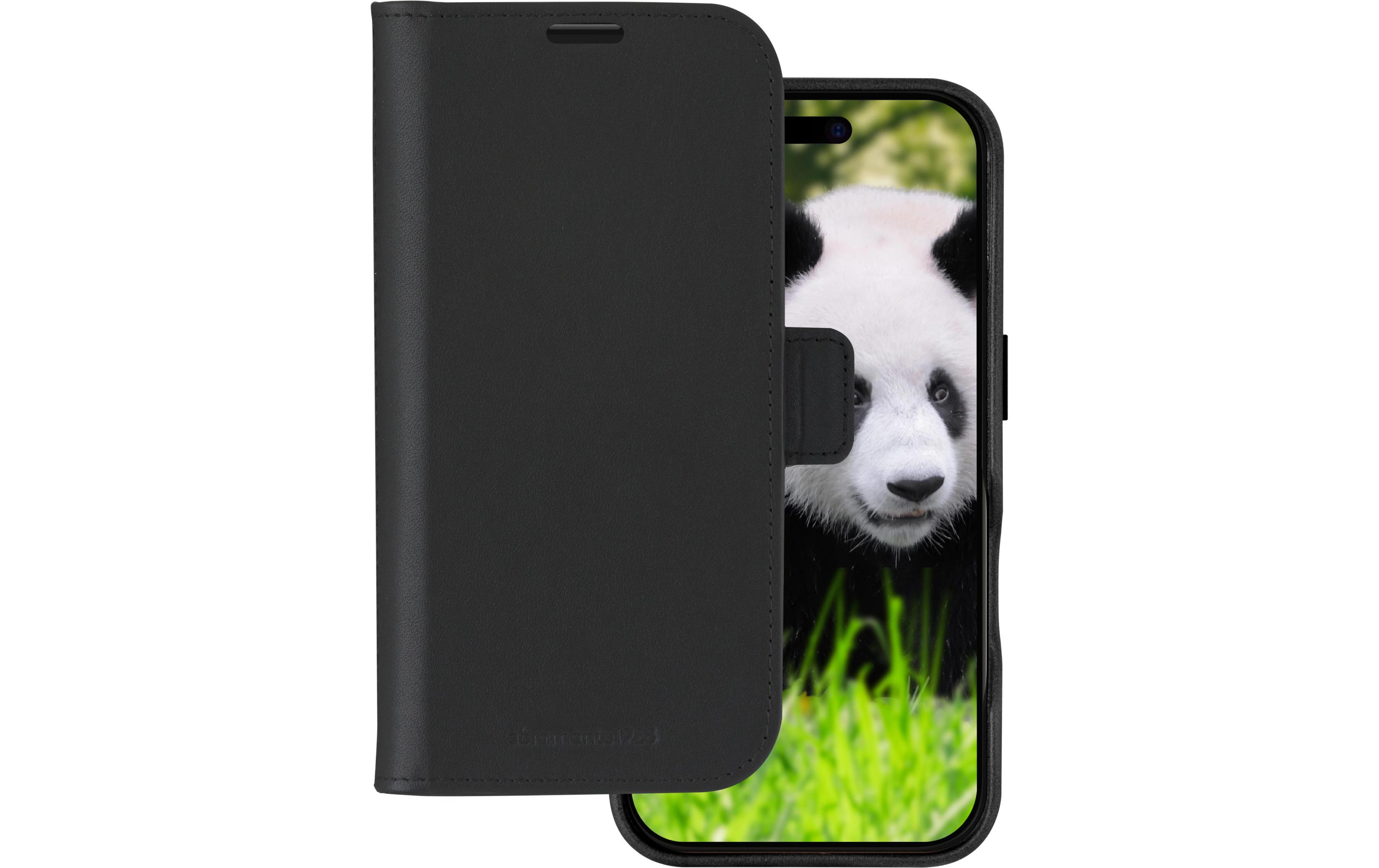 Book Cover Lynge iPhone 16 SchwarzSchutzhülle für das Apple iPhone 16