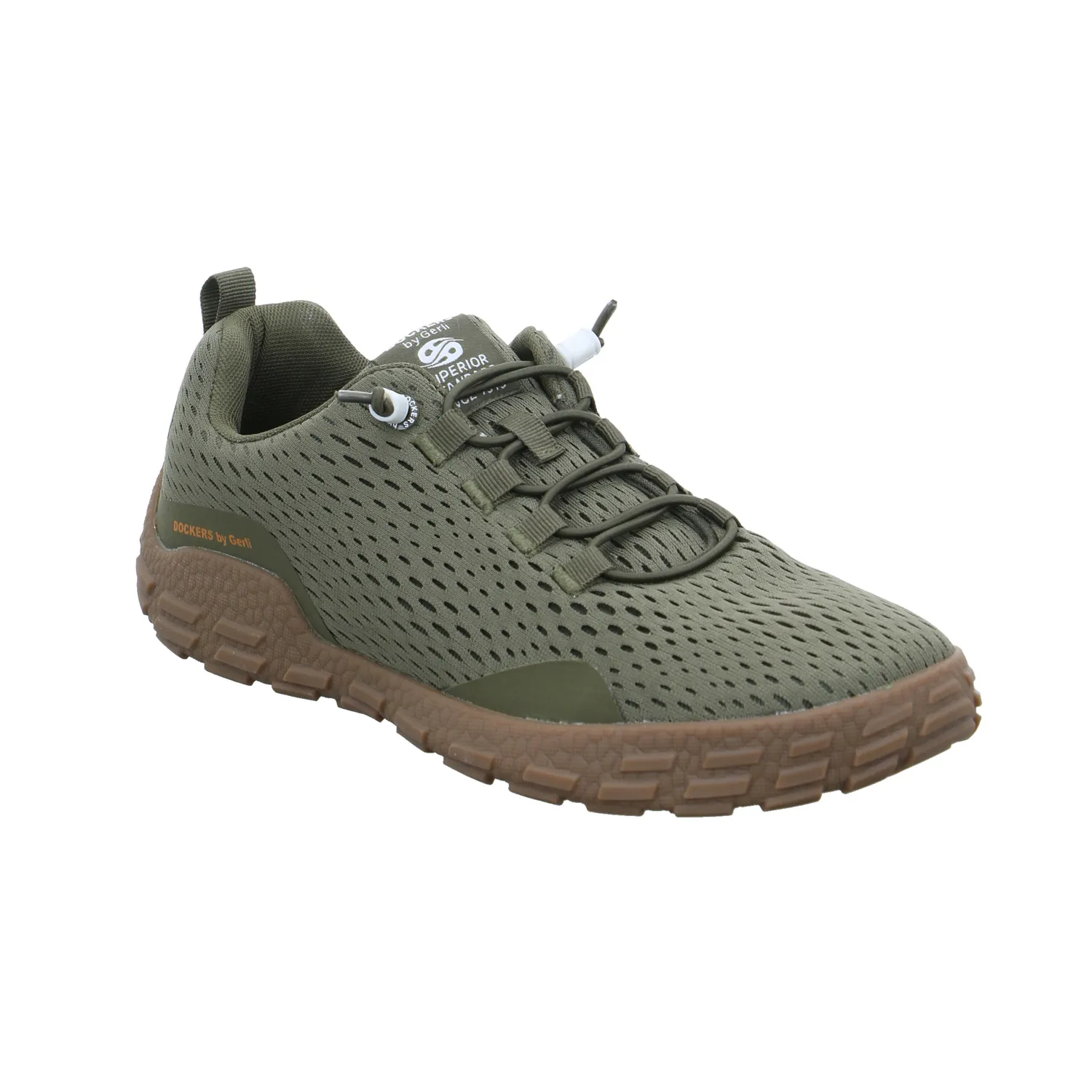 DOCKERS Halbschuh Khaki Textil